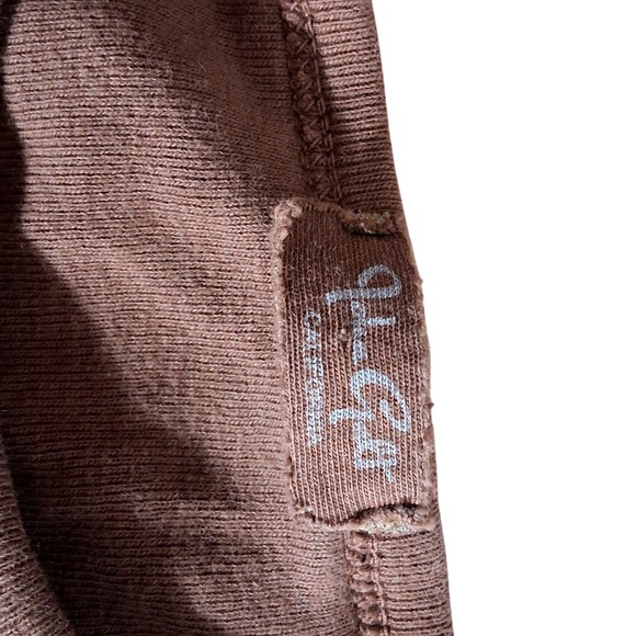 John Galt Brandy Melville Brown Little Switzerland Devil 8-Ball Baby Tee - Picture 6 of 8